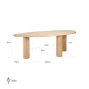 Eettafel Oakley 235 - Majorr