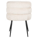 Stoel Stella beige chenille fire retardant (Niagara 902 beige) - Majorr