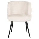 Stoel Stella beige chenille fire retardant (Niagara 902 beige) - Majorr