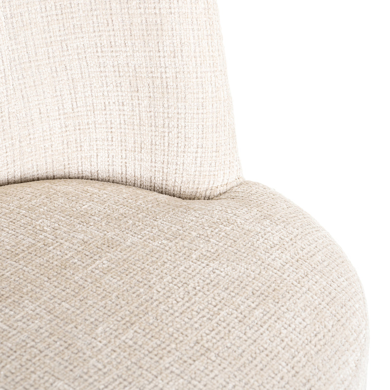 Stoel Stella beige chenille fire retardant (Niagara 902 beige) - Majorr