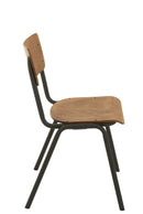 Chair Wood/Metal Brown
