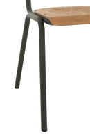 Chair Wood/Metal Brown
