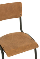 Chair Wood/Metal Brown