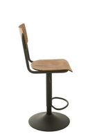 Barstool Wood/Metal Brown