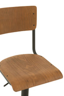 Barstool Wood/Metal Brown