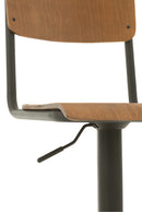 Barstool Wood/Metal Brown