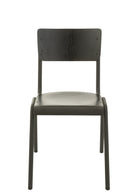 Chair Wood/Metal Black