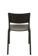 Chair Wood/Metal Black