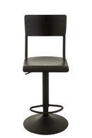 Barstool Wood/Metal Black