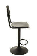 Barstool Wood/Metal Black