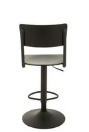 Barstool Wood/Metal Black
