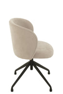Chair Turn/Up/Down Textile Beige