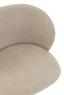Chair Turn/Up/Down Textile Beige