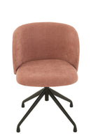 Chair Turn/Up/Down Textile Light Pink