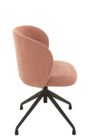 Chair Turn/Up/Down Textile Light Pink
