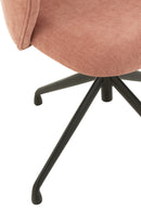 Chair Turn/Up/Down Textile Light Pink
