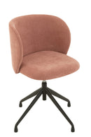 Chair Turn/Up/Down Textile Light Pink