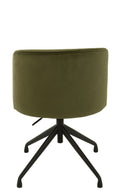 Chair Turn/Up/Down Velvet Dark Green