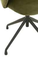 Chair Turn/Up/Down Velvet Dark Green