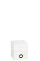 Scented Candle Mia White/Mix Glass Small-90H