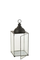 Lantern Hagrid Glass/Iron Black M