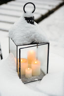 Lantern Hagrid Glass/Iron Black M