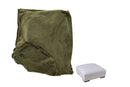 Cover Pouf Monaco Velvet Moss Green