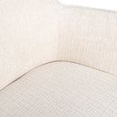 Draaistoel met arm Dakota beige chenille - Majorr