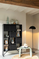 Cabinet With Drawers Recycle Teak Black