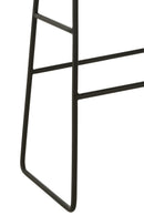 Stool Rectangular Recycle Teak Natural Large