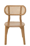 Chair Peanut Teak Wood Natural