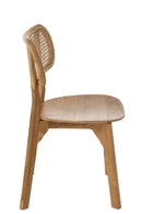 Chair Peanut Teak Wood Natural