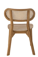 Chair Peanut Teak Wood Natural