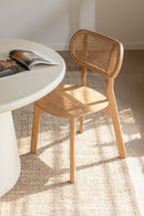 Chair Peanut Teak Wood Natural