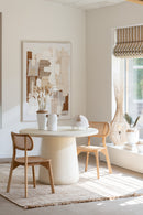 Chair Peanut Teak Wood Natural