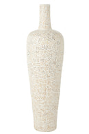 Vase Lauwra Cement White Large