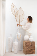 Vase Lauwra Cement White Large