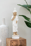 Vase Lauwra Cement White Large