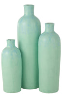 Vase Justine Terracotta Blue Large