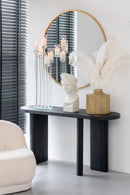 Table Teak Wood Black