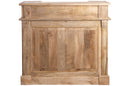 Bar Cabinet 2 Drawers Rectangular Wood Natural