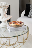 Scented Candle M-Chic Glass Gold/Black Extra Large -35H