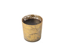 Scented Candle Deluxe Glass Gold/Black Medium-80H