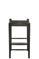 Bar Chair Orient Beech Wood/Rope Black