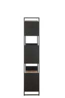Shelf Rustik Recycled Wood/Metal Black/Natural Small