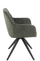 Chair Louna Iron/Acrylic Green