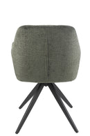 Chair Louna Iron/Acrylic Green