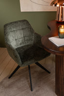 Chair Louna Iron/Acrylic Green