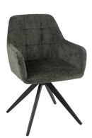 Chair Louna Iron/Acrylic Green