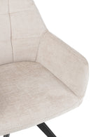Chair Louna Iron/Acrylic Ivory